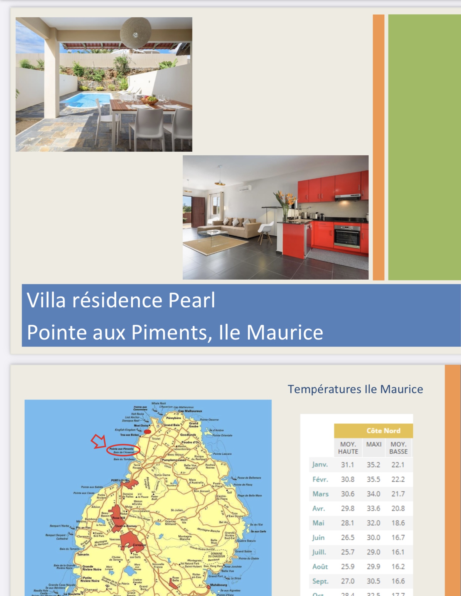 Villa Pearl JJ villa Île Maurice